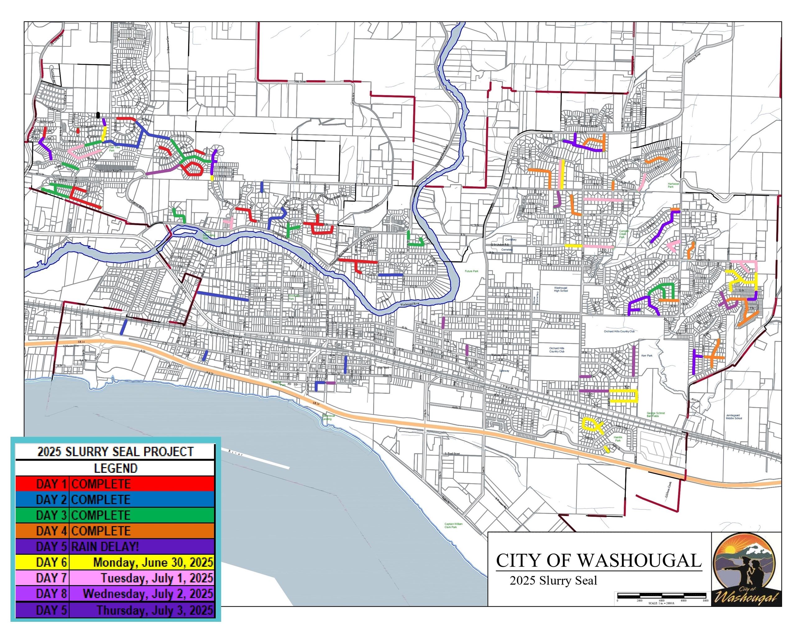 2025 Slurry Seal Map
